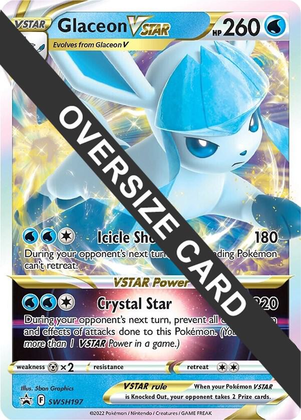 Glaceon VSTAR - SWSH197 SWSH197 — Jumbo Cards (English Pokémon TCG card)