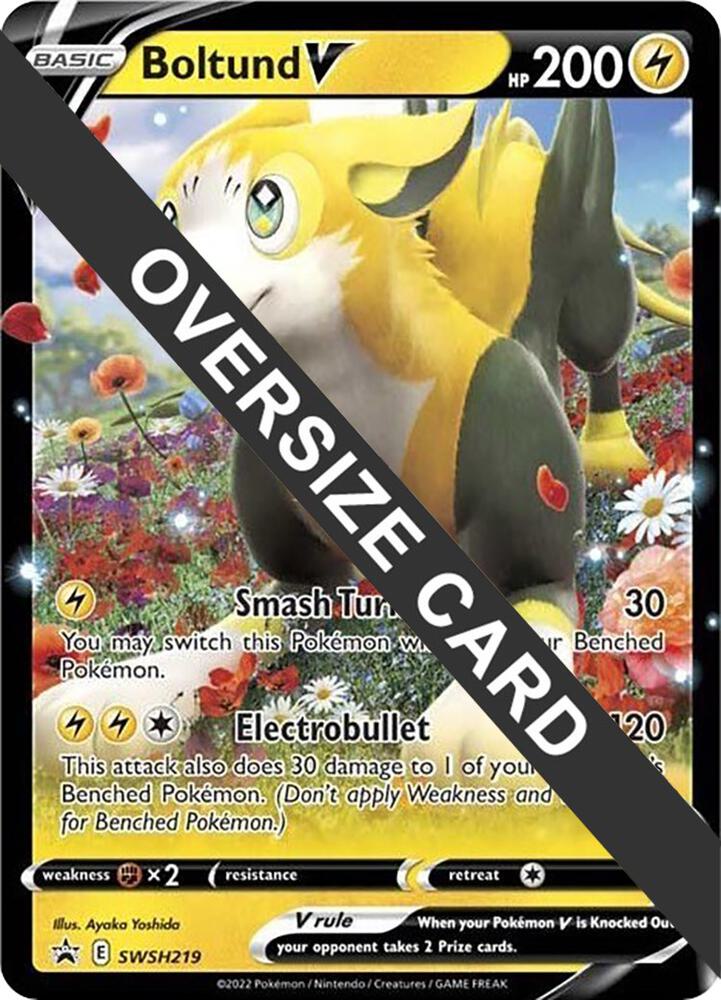 Boltund V - SWSH219 SWSH219 — Jumbo Cards (English Pokémon TCG card)