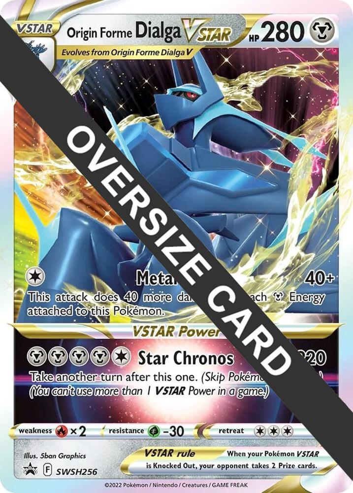 Origin Forme Dialga VSTAR - SWSH256 SWSH256 — Jumbo Cards (English Pokémon TCG card)