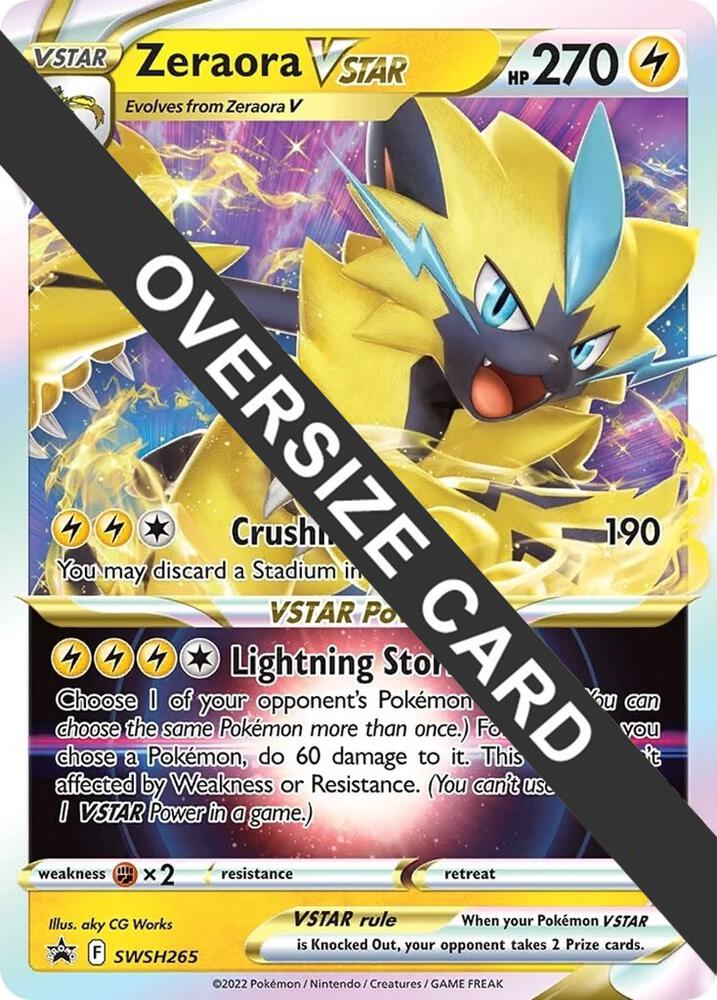 Zeraora VSTAR - SWSH265 SWSH265 — Jumbo Cards (English Pokémon TCG card)