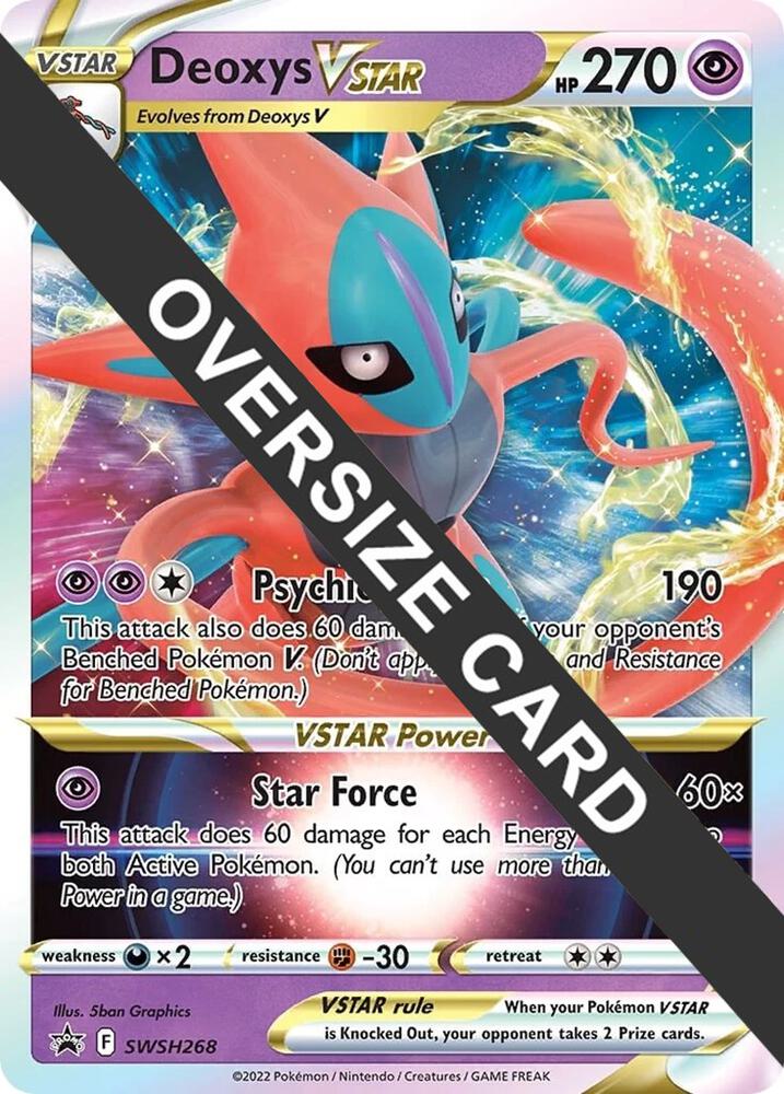 Deoxys VSTAR - SWSH268 SWSH268 — Jumbo Cards (English Pokémon TCG card)