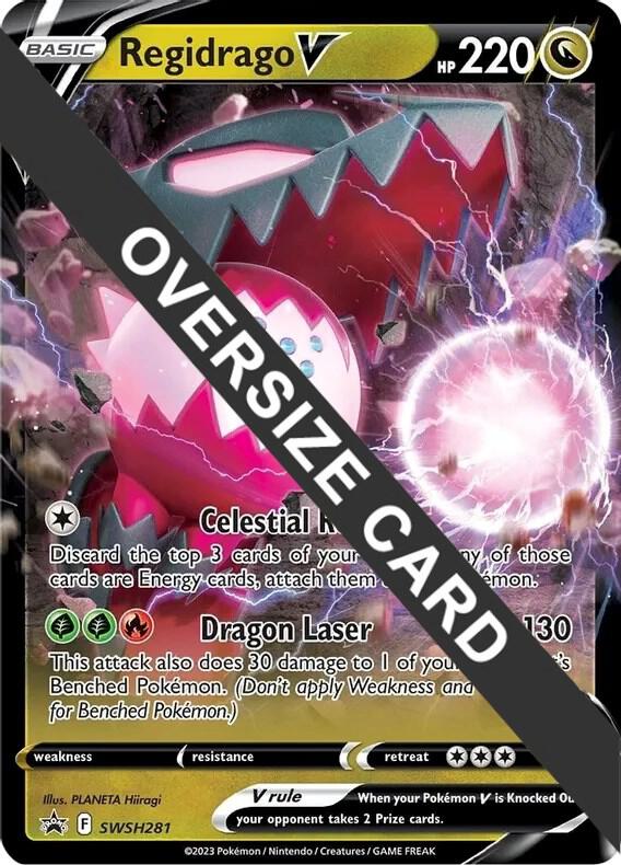 Regidrago V - SWSH281 SWSH281 — Jumbo Cards (English Pokémon TCG card)