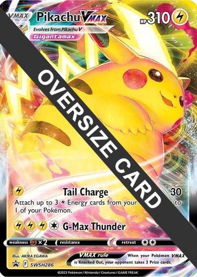 Pikachu VMAX - SWSH286 SWSH286 — Jumbo Cards (English Pokémon TCG card)
