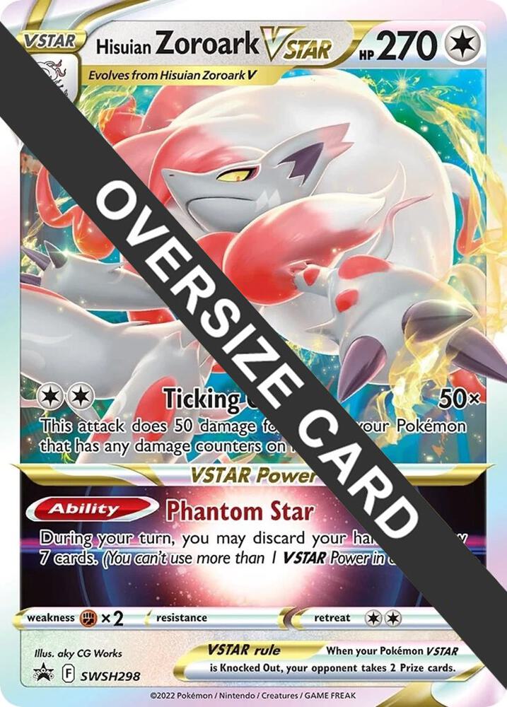 Hisuian Zoroark VSTAR - SWSH298 SWSH298 — Jumbo Cards (English Pokémon TCG card)