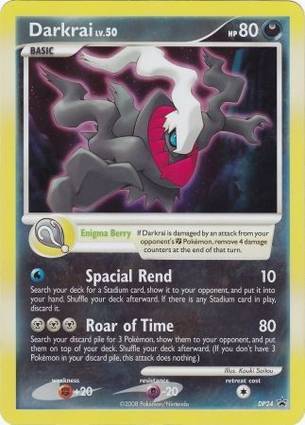Darkrai - DP24 (DP Black Star Promos) DP24 — Jumbo Cards (English Pokémon TCG card)