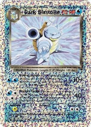 Dark Blastoise - S2/S4 (Box Topper) S2/S4 — Jumbo Cards (English Pokémon TCG card)