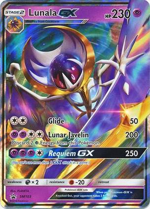 Lunala GX - SM103 SM103 — Jumbo Cards (English Pokémon TCG card)