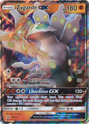 Zygarde GX - SM122 SM122 — Jumbo Cards (English Pokémon TCG card)