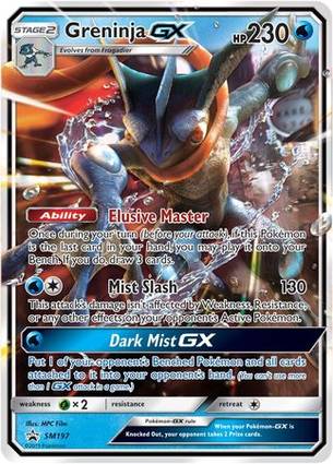 Greninja GX - SM197 (SM Black Star Promo) SM197 — Jumbo Cards (English Pokémon TCG card)