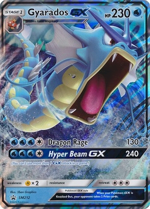 Gyarados GX - SM212 (SM Black Star Promo) SM212 — Jumbo Cards (English Pokémon TCG card)