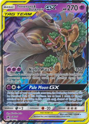 Trevenant & Dusknoir GX - SM217 SM217 — Jumbo Cards (English Pokémon TCG card)
