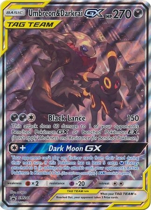 Umbreon & Darkrai GX - SM241 SM241 — Jumbo Cards (English Pokémon TCG card)
