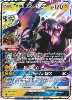 Tapu Koko GX - SM50 SM50 — Jumbo Cards (English Pokémon TCG card)