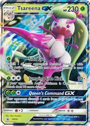 Tsareena GX - SM56 SM56 — Jumbo Cards (English Pokémon TCG card)