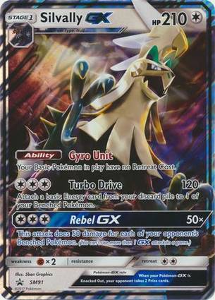 Silvally GX - SM91 SM91 — Jumbo Cards (English Pokémon TCG card)