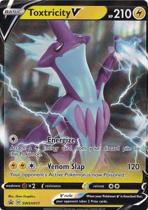 Toxtricity V - SWSH017 SWSH017 — Jumbo Cards (English Pokémon TCG card)