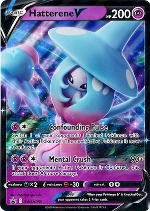Hatterene V - SWSH055 SWSH055 — Jumbo Cards (English Pokémon TCG card)