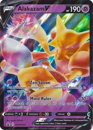 Alakazam V - SWSH083 SWSH083 — Jumbo Cards (English Pokémon TCG card)
