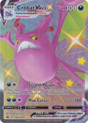 Crobat VMAX - SWSH099 SWSH099 — Jumbo Cards (English Pokémon TCG card)