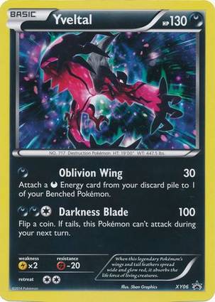 Yveltal - XY06 XY06 — Jumbo Cards (English Pokémon TCG card)