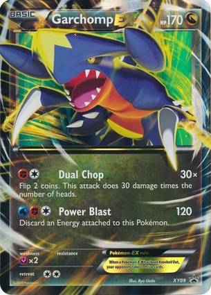 Garchomp EX - XY09 (XY Black Star Promo) XY09 — Jumbo Cards (English Pokémon TCG card)