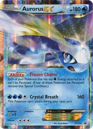 Aurorus EX - XY102 (XY Black Star Promos) XY102 — Jumbo Cards (English Pokémon TCG card)