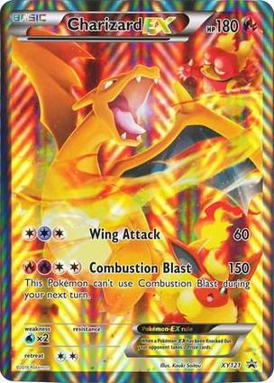 Charizard EX - XY121 (XY Black Star Promos) XY121 — Jumbo Cards (English Pokémon TCG card)