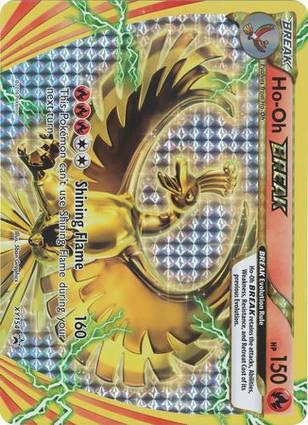 Ho-Oh BREAK - XY154 (XY Black Star Promo) XY154 — Jumbo Cards (English Pokémon TCG card)