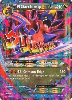 M Garchomp EX - XY168 XY168 — Jumbo Cards (English Pokémon TCG card)