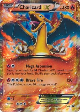 Charizard EX - XY17 (XY Black Star Promos) XY17 — Jumbo Cards (English Pokémon TCG card)