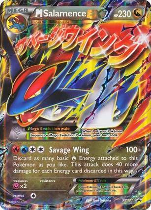 M Salamence EX - XY171 XY171 — Jumbo Cards (English Pokémon TCG card)