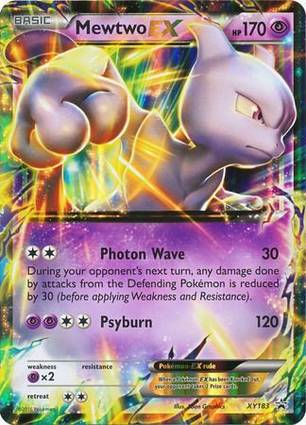 Mewtwo EX - XY183 XY183 — Jumbo Cards (English Pokémon TCG card)