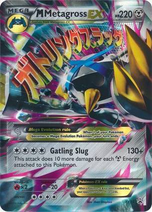 M Metagross EX - XY35 XY35 — Jumbo Cards (English Pokémon TCG card)