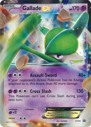 Gallade EX - XY45 (XY Black Star Promo) XY45 — Jumbo Cards (English Pokémon TCG card)