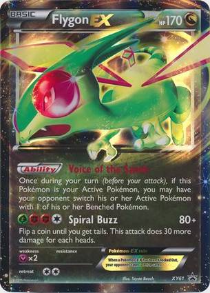 Flygon EX - XY61 (XY Black Star Promo) XY61 — Jumbo Cards (English Pokémon TCG card)