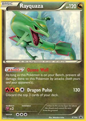Rayquaza - XY64 XY64 — Jumbo Cards (English Pokémon TCG card)