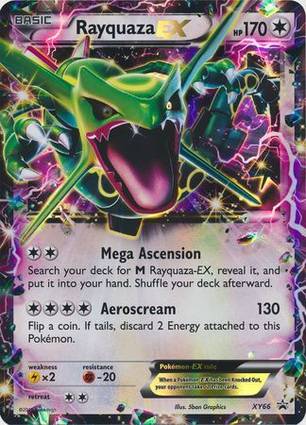 Rayquaza EX - XY66 XY66 — Jumbo Cards (English Pokémon TCG card)