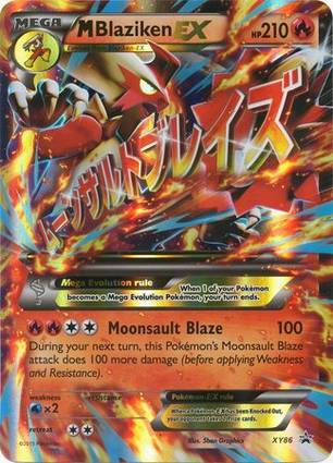 M Blaziken EX - XY86 XY86 — Jumbo Cards (English Pokémon TCG card)