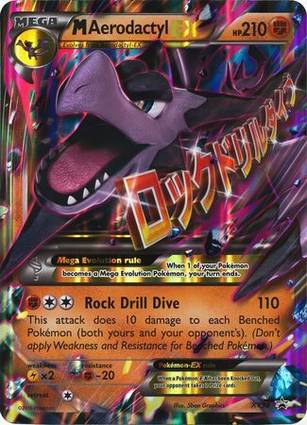 M Aerodactyl EX - XY98 XY98 — Jumbo Cards (English Pokémon TCG card)