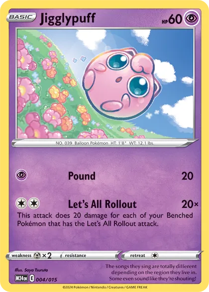 Jigglypuff 004/15 — McDonald's Dragon Discovery 2024 (English Pokémon TCG card)