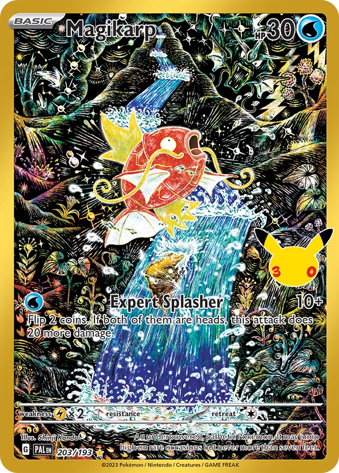 Magikarp 203/193 — 30th Celebration (English Pokémon TCG card)