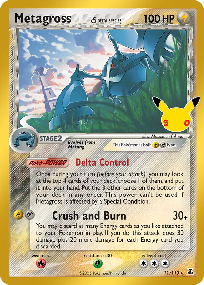 Metagross 11 — 30th Celebration (Classic Collection) (English Pokémon TCG card)