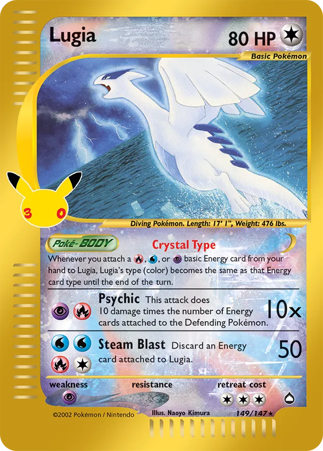 Lugia 149 — 30th Celebration (Classic Collection) (English Pokémon TCG card)