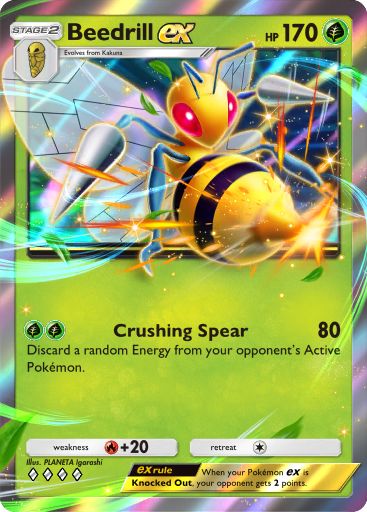 Beedrill ex 010/379 — Deluxe Pack ex (English Pokémon TCG card)