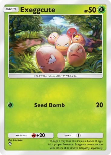 Exeggcute 011/379 — Deluxe Pack ex (English Pokémon TCG card)
