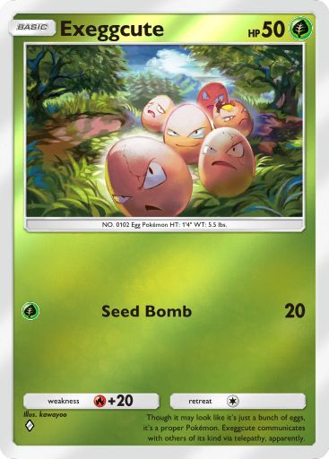 Exeggcute 012/379 — Deluxe Pack ex (English Pokémon TCG card)
