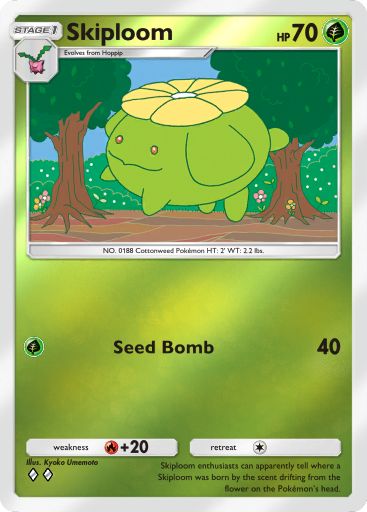 Skiploom 017/379 — Deluxe Pack ex (English Pokémon TCG card)