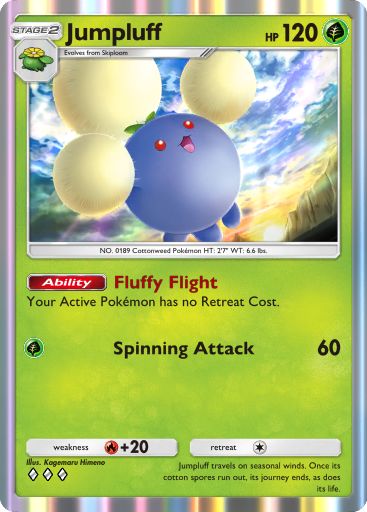 Jumpluff 018/379 — Deluxe Pack ex (English Pokémon TCG card)