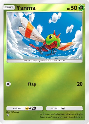 Yanma 021/379 — Deluxe Pack ex (English Pokémon TCG card)