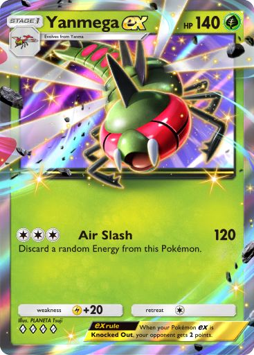 Yanmega ex 022/379 — Deluxe Pack ex (English Pokémon TCG card)